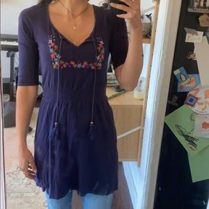 Anthropologie embroidered beach tunic